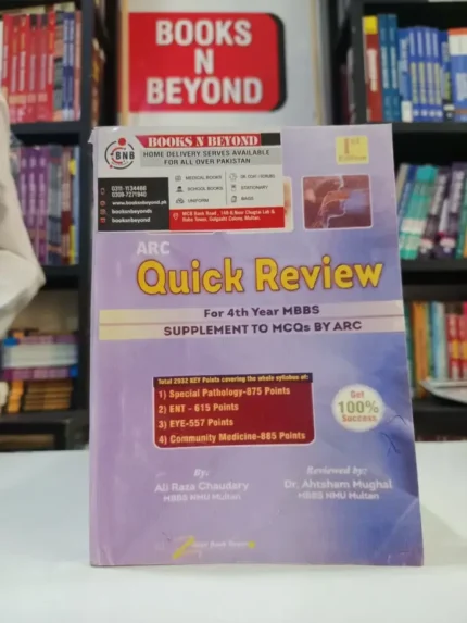 Arc Quick Review 4th Year MBBS By Ali Raza Chaudary