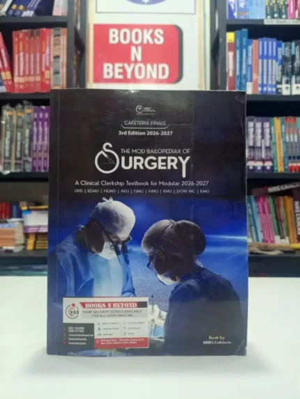 Bailopediax of Surgery MBBS Cafeterias 2026-27