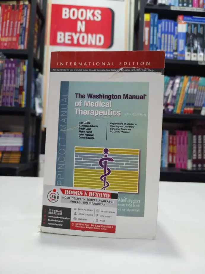 The Washington Manual Of Medical Therapeutics 37th Edition The Washington Manual Of Medical Therapeutics 37th Edition
